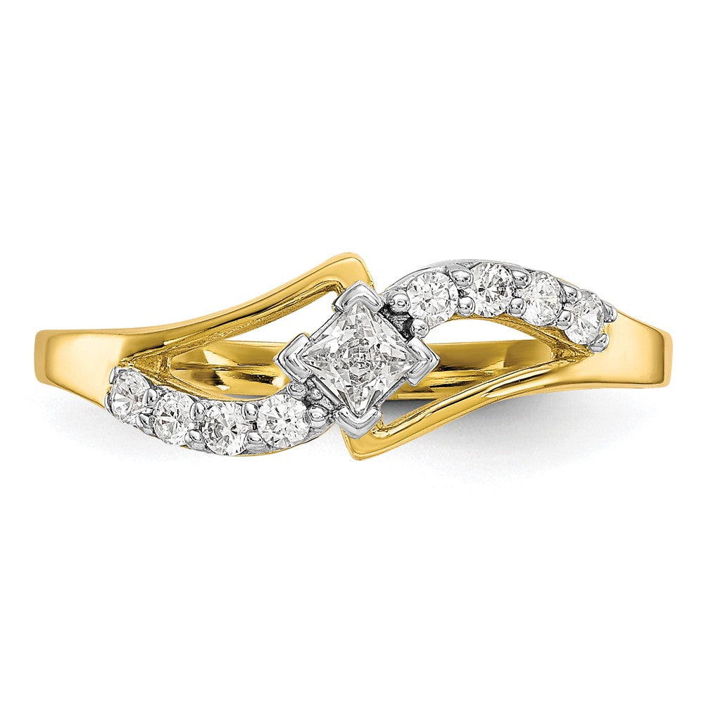 FJC Finejewelers 10 kt Yellow Gold CZ Ring