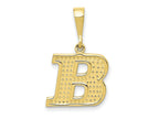 FJC Finejewelers 10 kt Yellow Gold Themed Initial B Charm 26 mm x 15 mm
