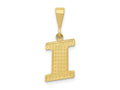 FJC Finejewelers 10 kt Yellow Gold Themed Initial I Charm