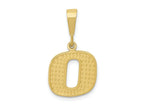 FJC Finejewelers 10 kt Yellow Gold Themed Initial O Charm