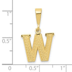 FJC Finejewelers 10 kt Yellow Gold Themed Initial W Charm