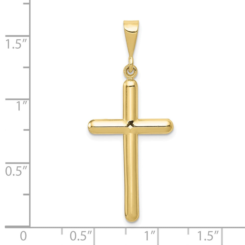 FJC Finejewelers 10 kt Yellow Gold Themed Cross Charm 42 mm x 17 mm