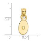 FJC Finejewelers 10 kt Yellow Gold Themed Polished 3-D Moveable Pulley Charm 17.7 mm x 10.55 mm