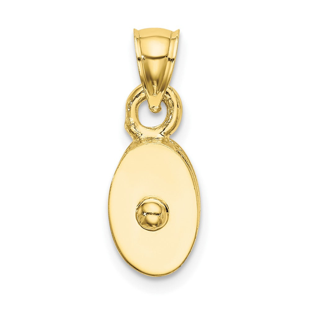 FJC Finejewelers 10 kt Yellow Gold Themed Polished 3-D Moveable Pulley Charm 17.7 mm x 10.55 mm