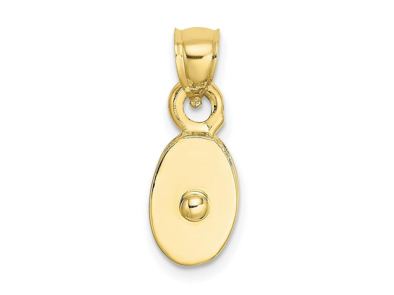 FJC Finejewelers 10 kt Yellow Gold Themed Polished 3-D Moveable Pulley Charm 17.7 mm x 10.55 mm