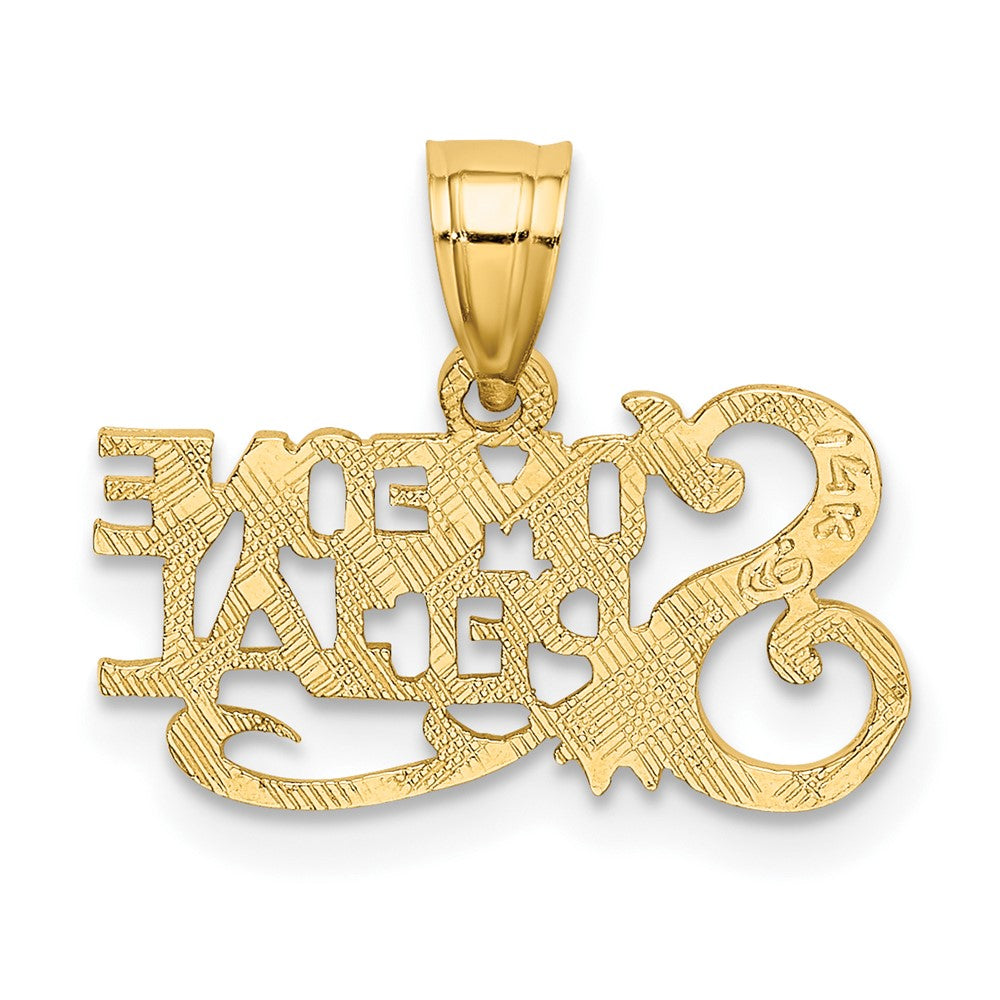 FJC Finejewelers 10 kt Yellow Gold SOMEONE SPECIAL Charm 12 x 17 mm