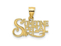 FJC Finejewelers 10 kt Yellow Gold SOMEONE SPECIAL Charm 12 x 17 mm