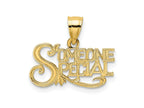 FJC Finejewelers 10 kt Yellow Gold SOMEONE SPECIAL Charm 12 x 17 mm