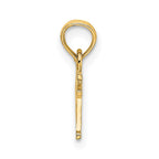 FJC Finejewelers 10 kt Yellow Gold PAPA Charm 11 x 20 mm