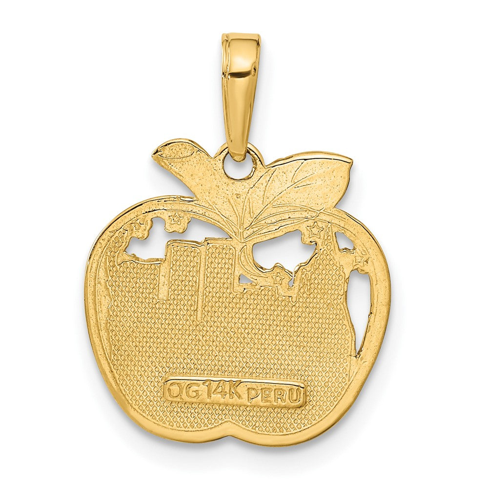 FJC Finejewelers 10 kt Yellow Gold New York City Skyline in Apple Charm 21 x 16 mm