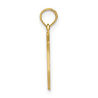 FJC Finejewelers 10 kt Yellow Gold Police Badge Charm 21 x 12 mm