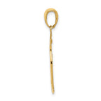 FJC Finejewelers 10 kt Yellow Gold FD MEMBER in Shield Charm 30 x 20 mm
