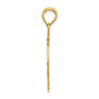 FJC Finejewelers 10 kt Yellow Gold FD LADIES AUX in Shield Charm 20 x 20 mm