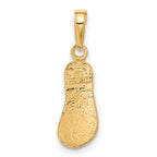 FJC Finejewelers 10 kt Yellow Gold Single Flip-Flop Charm 22 x 7 mm