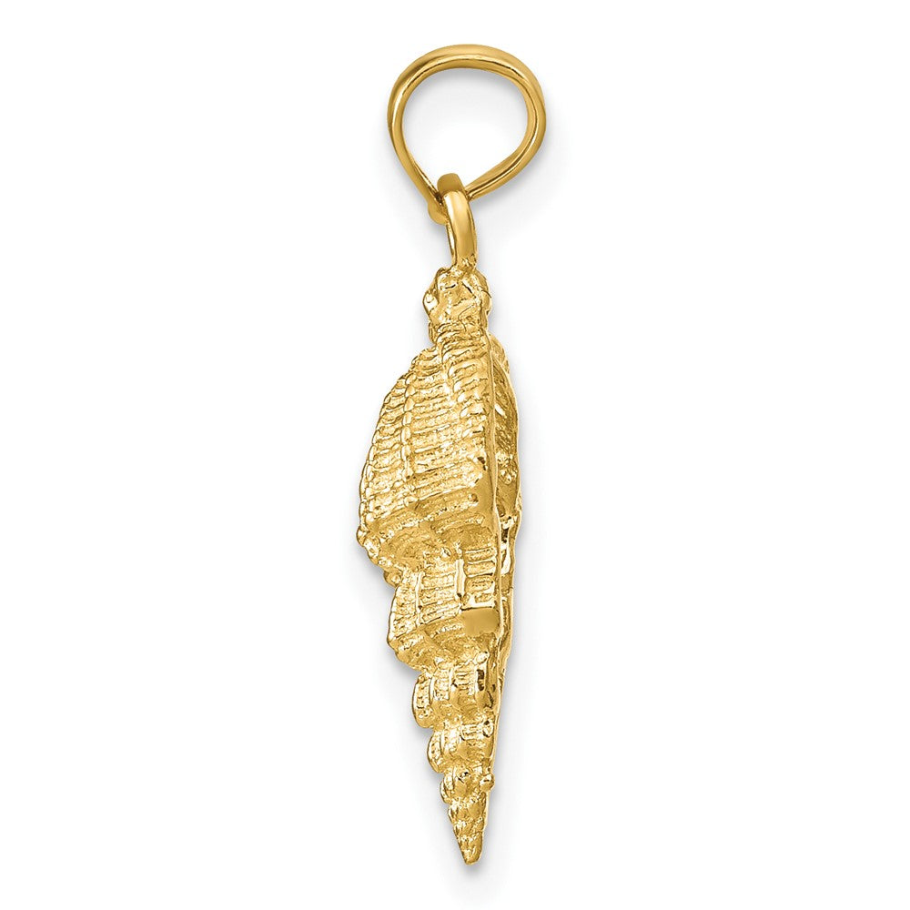 FJC Finejewelers 10 kt Yellow Gold Conch Shell Charm 24 x 9 mm