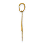 FJC Finejewelers 10 kt Yellow Gold Pelican Charm 25 x 24 mm