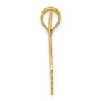 FJC Finejewelers 10 kt Yellow Gold Eagle Charm 20 x 19 mm