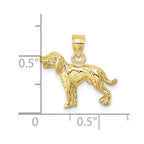 FJC Finejewelers 10 kt Yellow Gold Dalmatian Dog Charm 17 mm