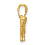 FJC Finejewelers 10 kt Yellow Gold Springer Spaniel Dog Charm 15 x 16 mm
