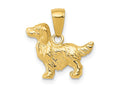 FJC Finejewelers 10 kt Yellow Gold Springer Spaniel Dog Charm 15 x 16 mm