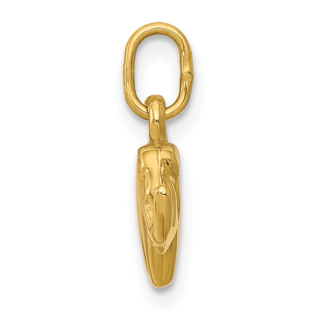 FJC Finejewelers 10 kt Yellow Gold Elephant Charm 15 x 13 mm