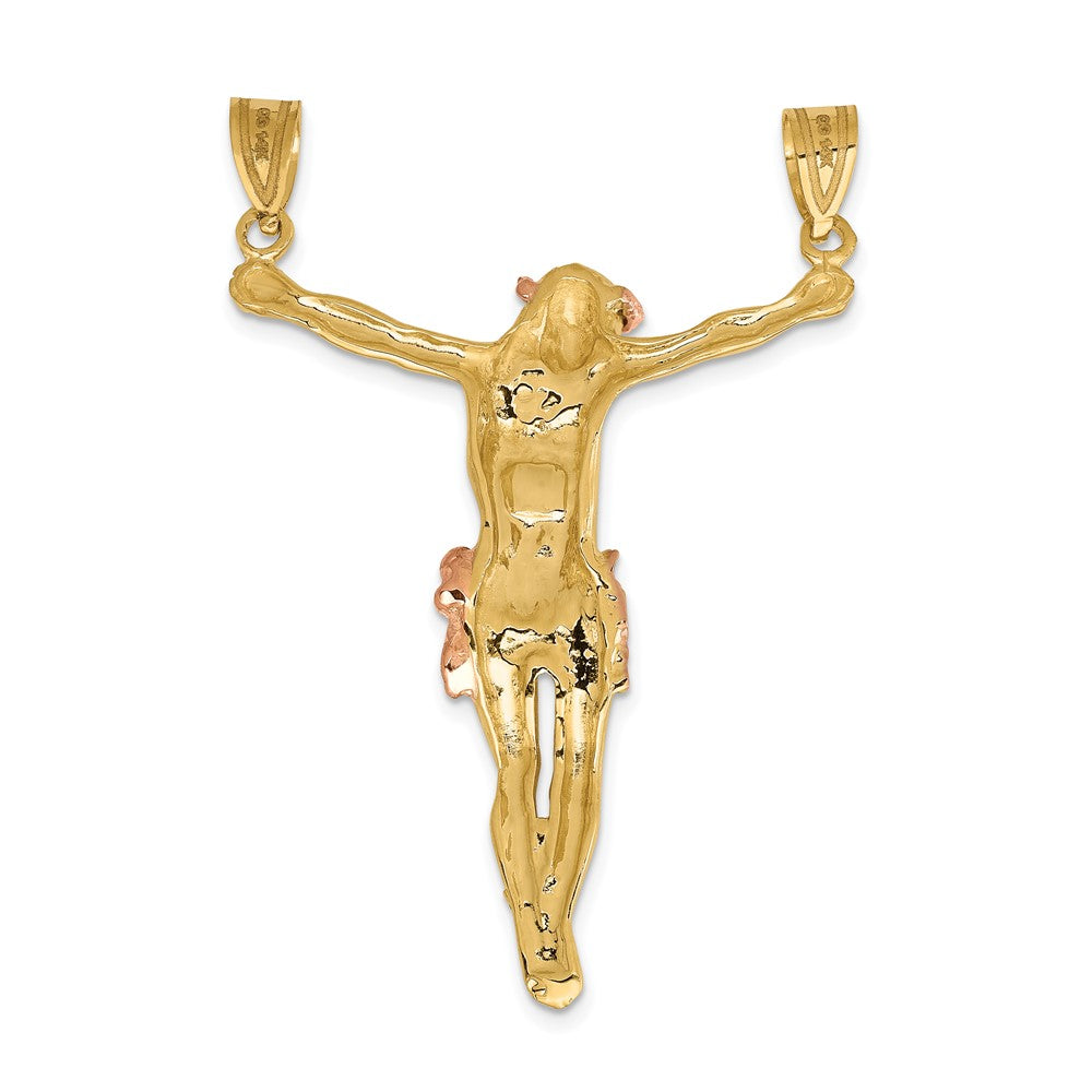 FJC Finejewelers 10 kt Two Tone Gold Two-tone Rose Corpus Charm 51 x 32 mm