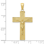 FJC Finejewelers 10 kt Yellow Gold Crucifix Charm 38 x 20 mm