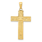 FJC Finejewelers 10 kt Yellow Gold Crucifix Charm 38 x 20 mm