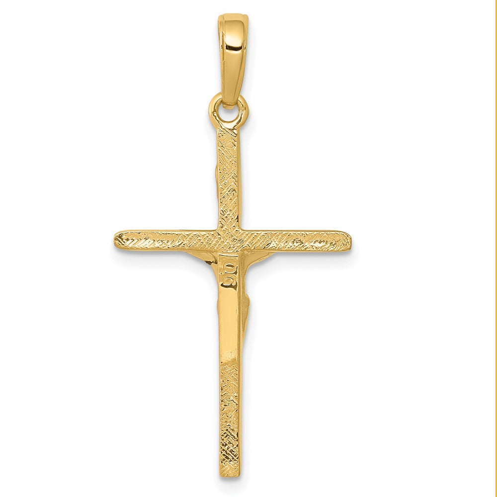 FJC Finejewelers 10 kt Yellow Gold Crucifix Charm 34 x 17 mm