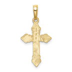 FJC Finejewelers 10 kt Yellow Gold Cross Charm 28 x 15 mm