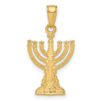 FJC Finejewelers 10 kt Yellow Gold Menorah Charm 26 x 14 mm