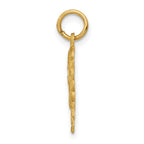 FJC Finejewelers 10 kt Yellow Gold Initial A Charm 23 x 15 mm
