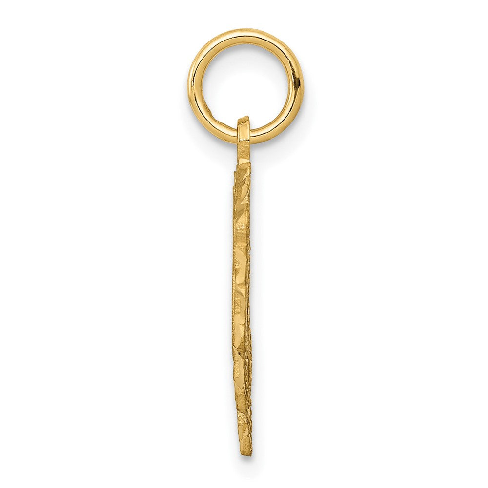 FJC Finejewelers 10 kt Yellow Gold Initial B Charm 23 x 15 mm