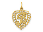 FJC Finejewelers 10 kt Yellow Gold Initial B Charm 23 x 15 mm