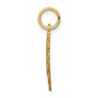 FJC Finejewelers 10 kt Yellow Gold Initial L Charm 23 x 15 mm