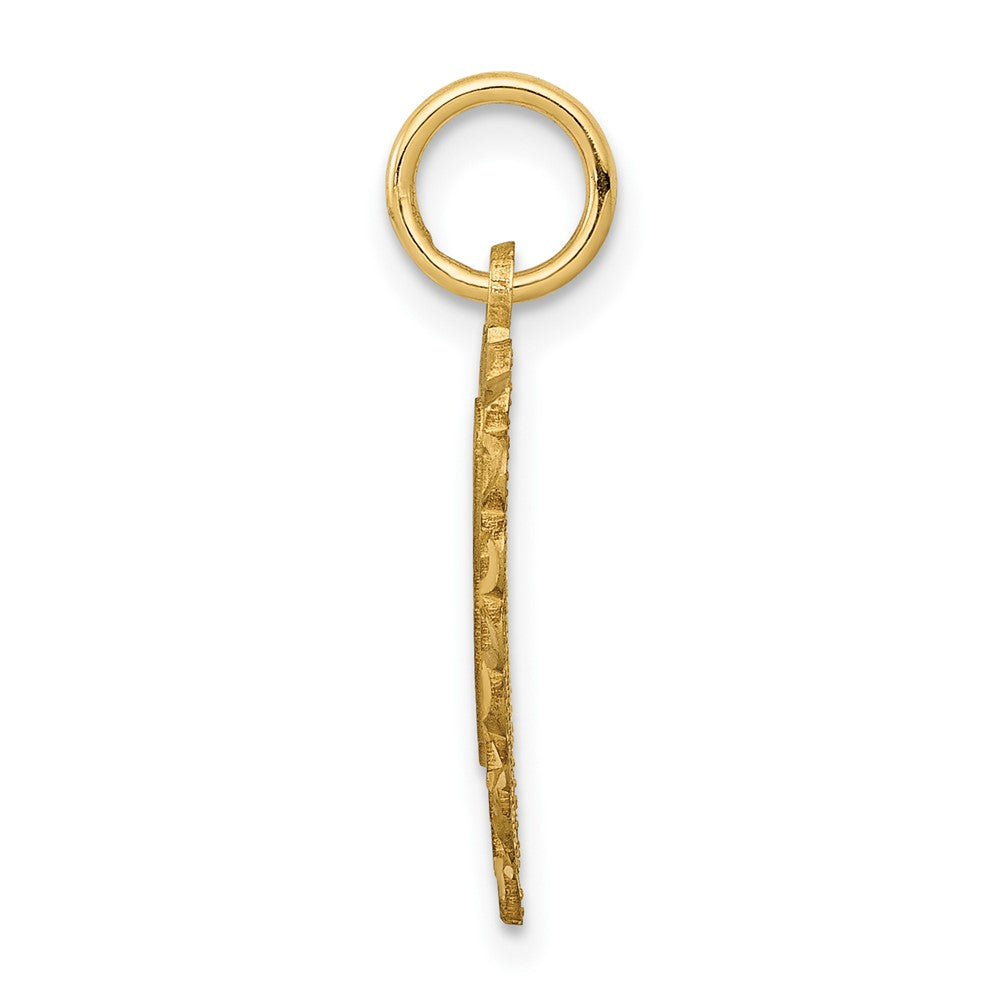 FJC Finejewelers 10 kt Yellow Gold Initial L Charm 23 x 15 mm