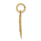FJC Finejewelers 10 kt Yellow Gold Initial R Charm 23 x 15 mm