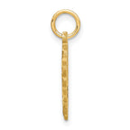 FJC Finejewelers 10 kt Yellow Gold Initial W Charm