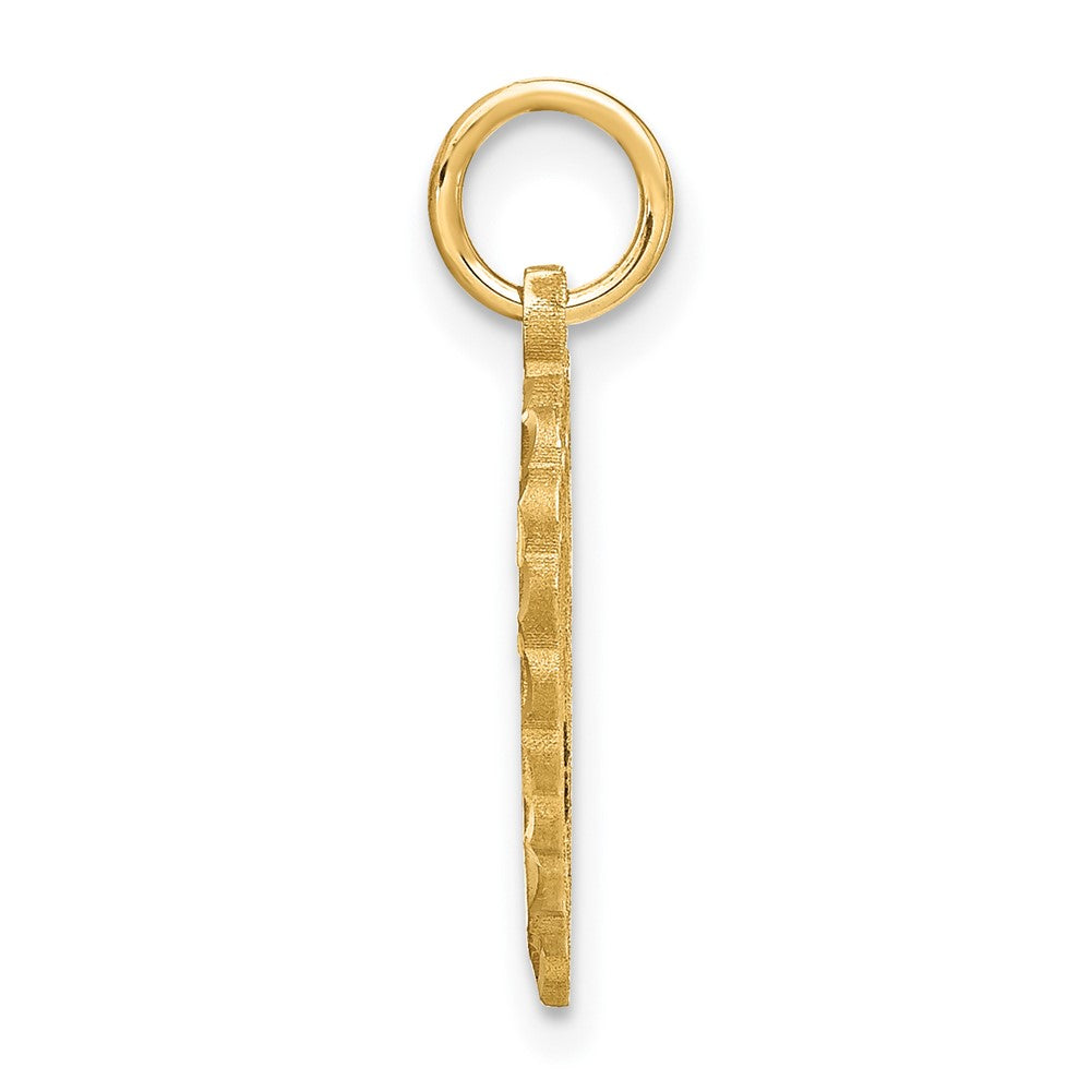 FJC Finejewelers 10 kt Yellow Gold Initial W Charm