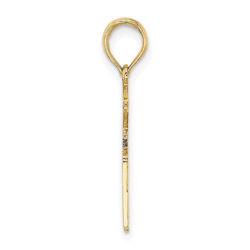 FJC Finejewelers 10 kt Yellow Gold Registered Nurse Charm 16 x 18 mm
