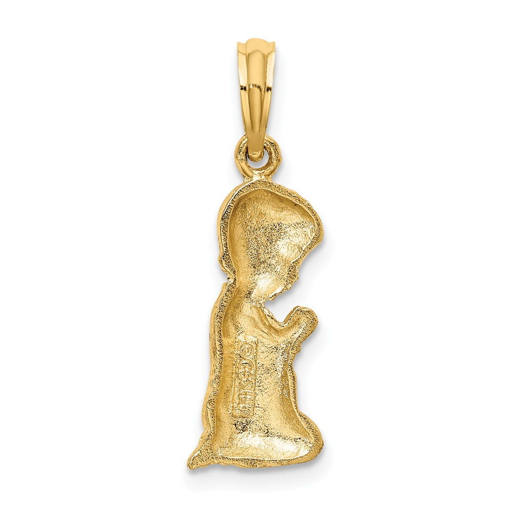 FJC Finejewelers 10 kt Yellow Gold Praying Boy Charm 20 x 8 mm
