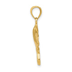 FJC Finejewelers 10 kt Yellow Gold Stingray Charm 27 x 18 mm