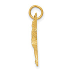 FJC Finejewelers 10 kt Yellow Gold Ballerina Charm 21 x 13 mm