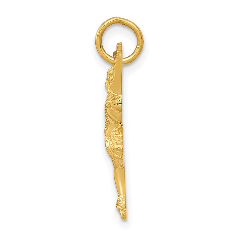 FJC Finejewelers 10 kt Yellow Gold Ballerina Charm 21 x 13 mm