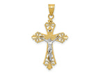 FJC Finejewelers 10 kt Two Tone Gold Two-tone Charm 35 x 19 mm