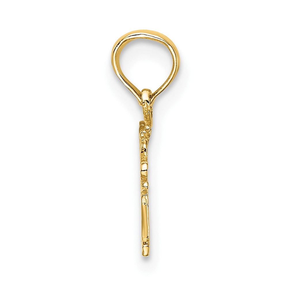 FJC Finejewelers 10 kt Yellow Gold LITTLE ANGEL Charm 12 x 9 mm