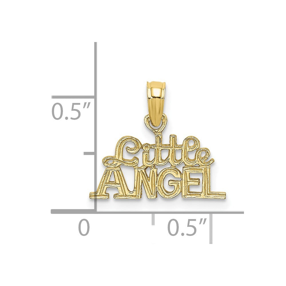 FJC Finejewelers 10 kt Yellow Gold LITTLE ANGEL Charm 12 x 9 mm