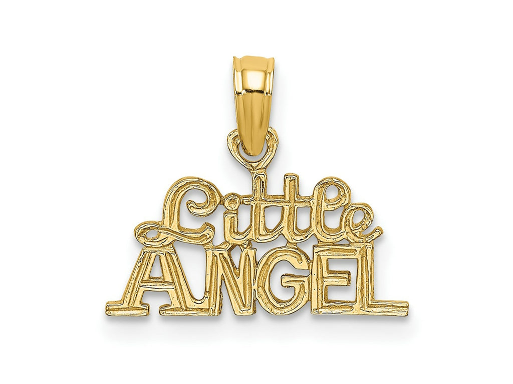 FJC Finejewelers 10 kt Yellow Gold LITTLE ANGEL Charm 12 x 9 mm
