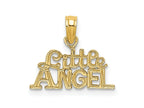 FJC Finejewelers 10 kt Yellow Gold LITTLE ANGEL Charm 12 x 9 mm