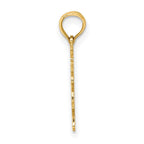 FJC Finejewelers 10 kt Yellow Gold 100% ARIES Zodiac Charm 19 x 14 mm